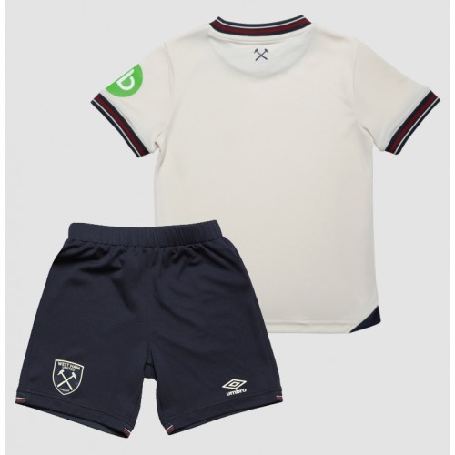 West Ham United Replica Away Stadium Kit for Kids 2025-26 Short Sleeve (+ pants)